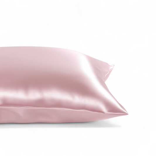 Queen Organic Silk Pillowcase - Pink 50 x 80 cm