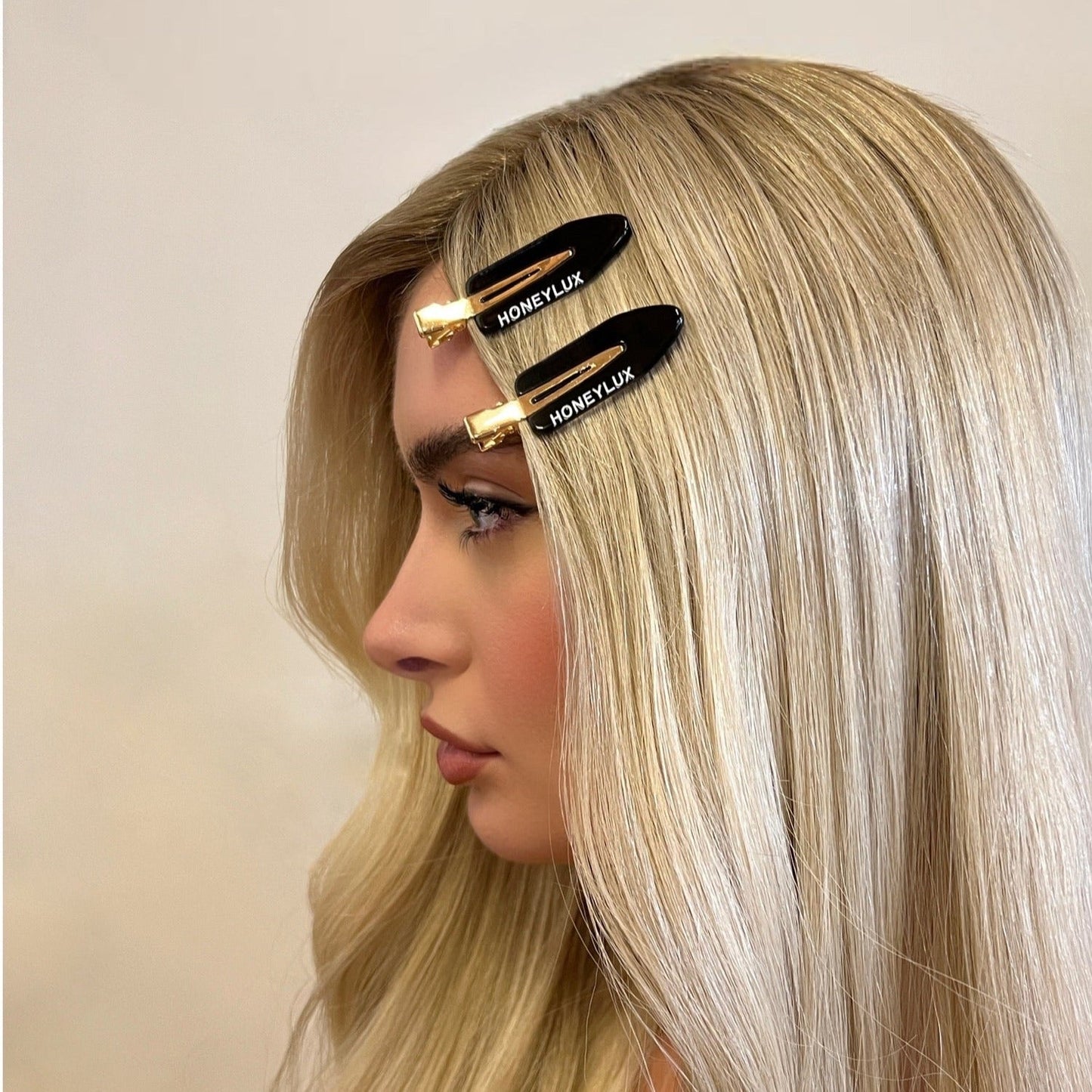 Ecofriendly No-Crease Hair Clips - Black-1