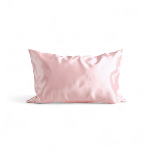 Queen Organic Silk Pillowcase - Pink 50 x 80 cm