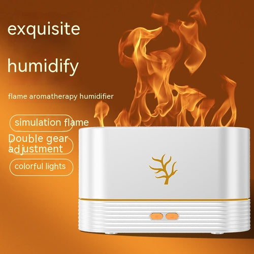 Flame Humidifier - LED Aroma Diffuser mit Flammeneffekt & USB