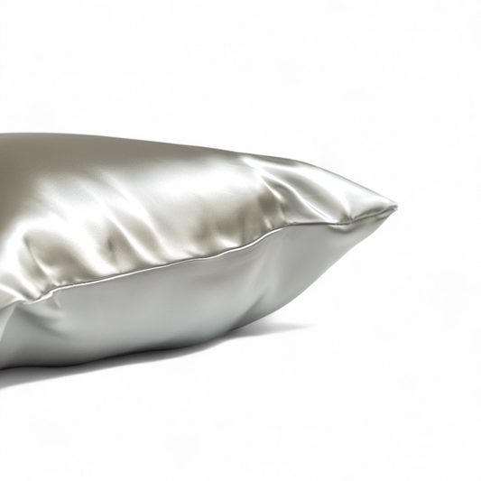 King Organic Silk Pillowcase - Grau 50 x 90 cm