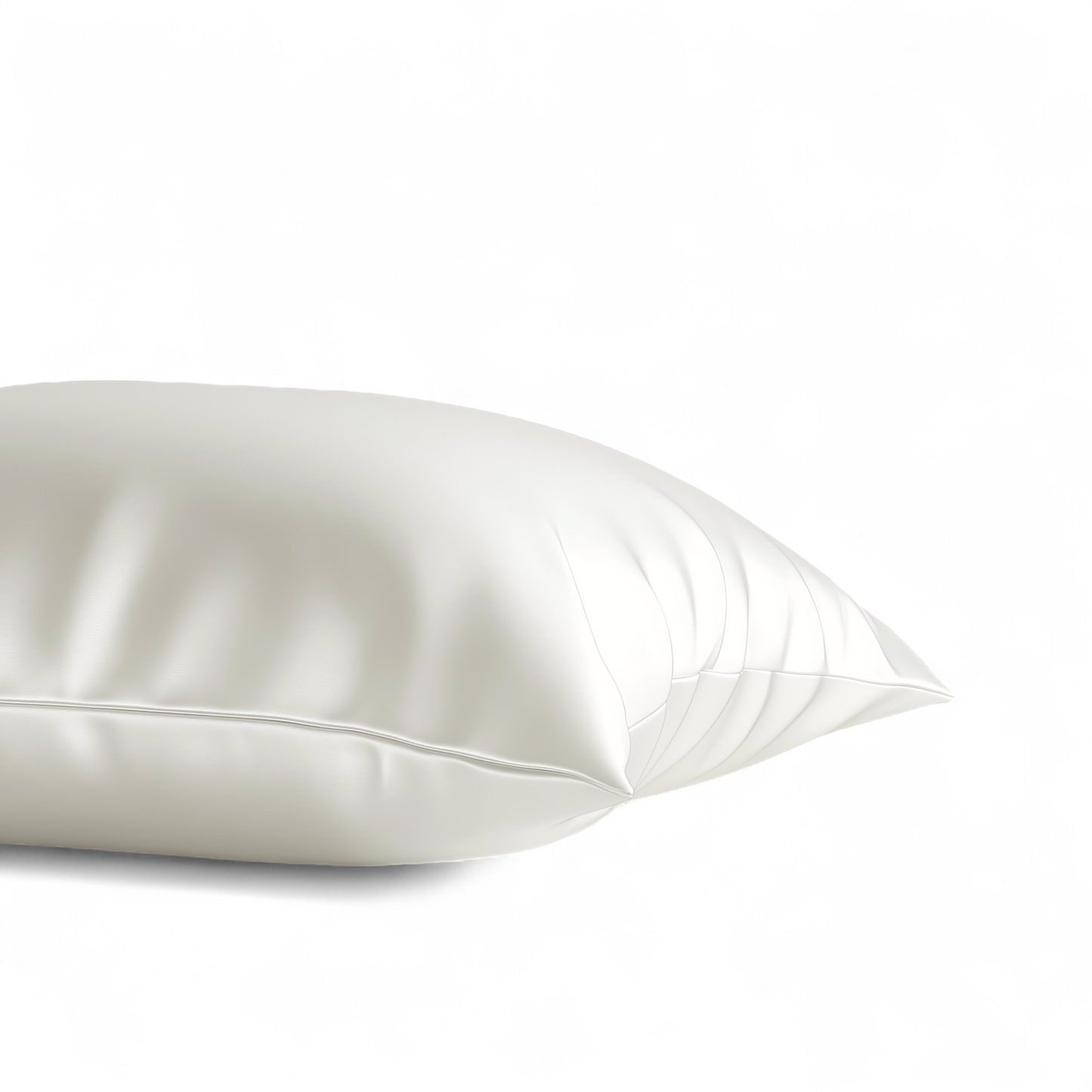 King Organic Silk Pillowcase - White 50 x 90 cm