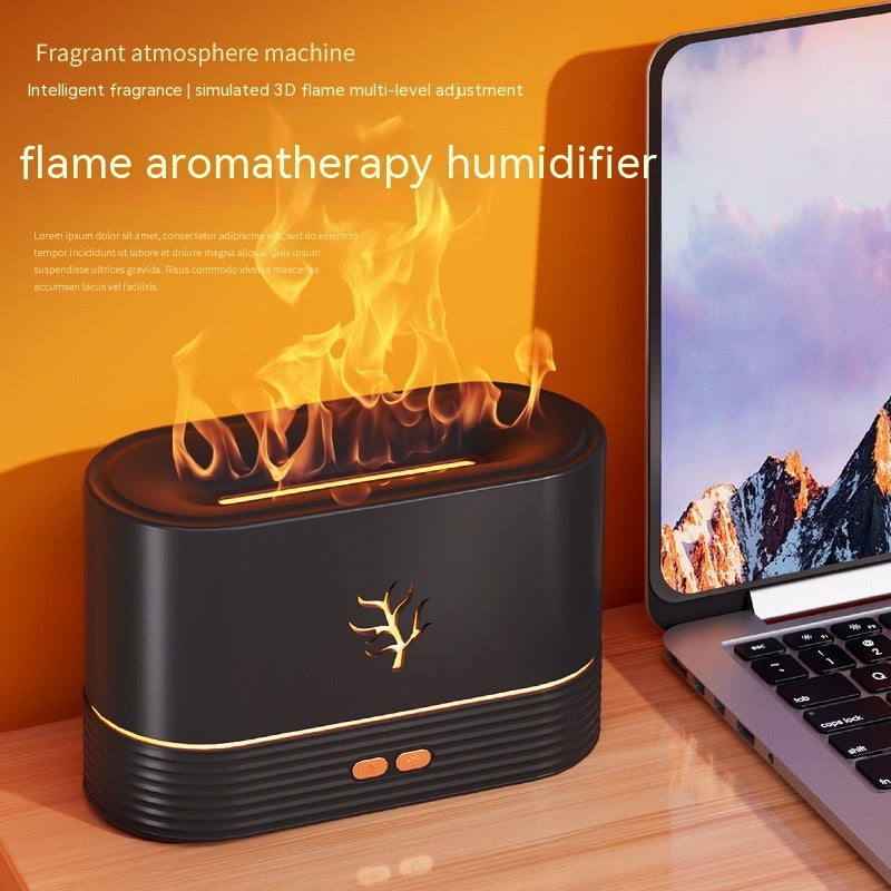 Flame Humidifier - LED Aroma Diffuser mit Flammeneffekt & USB