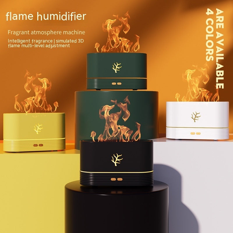 Flame Humidifier - LED Aroma Diffuser mit Flammeneffekt & USB