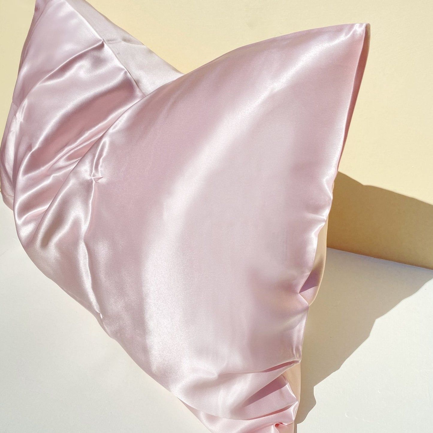 Queen Organic Silk Pillowcase - Pink 50 x 80 cm