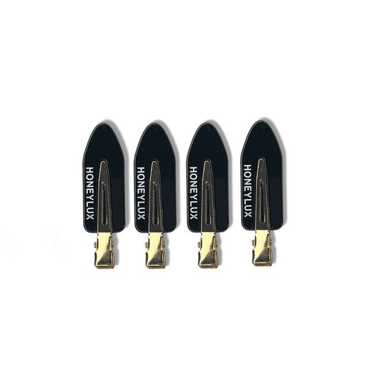 Ecofriendly No-Crease Hair Clips - Black-0